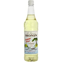 Monin Premium Vanilla Sugar Free Syrup 1 L